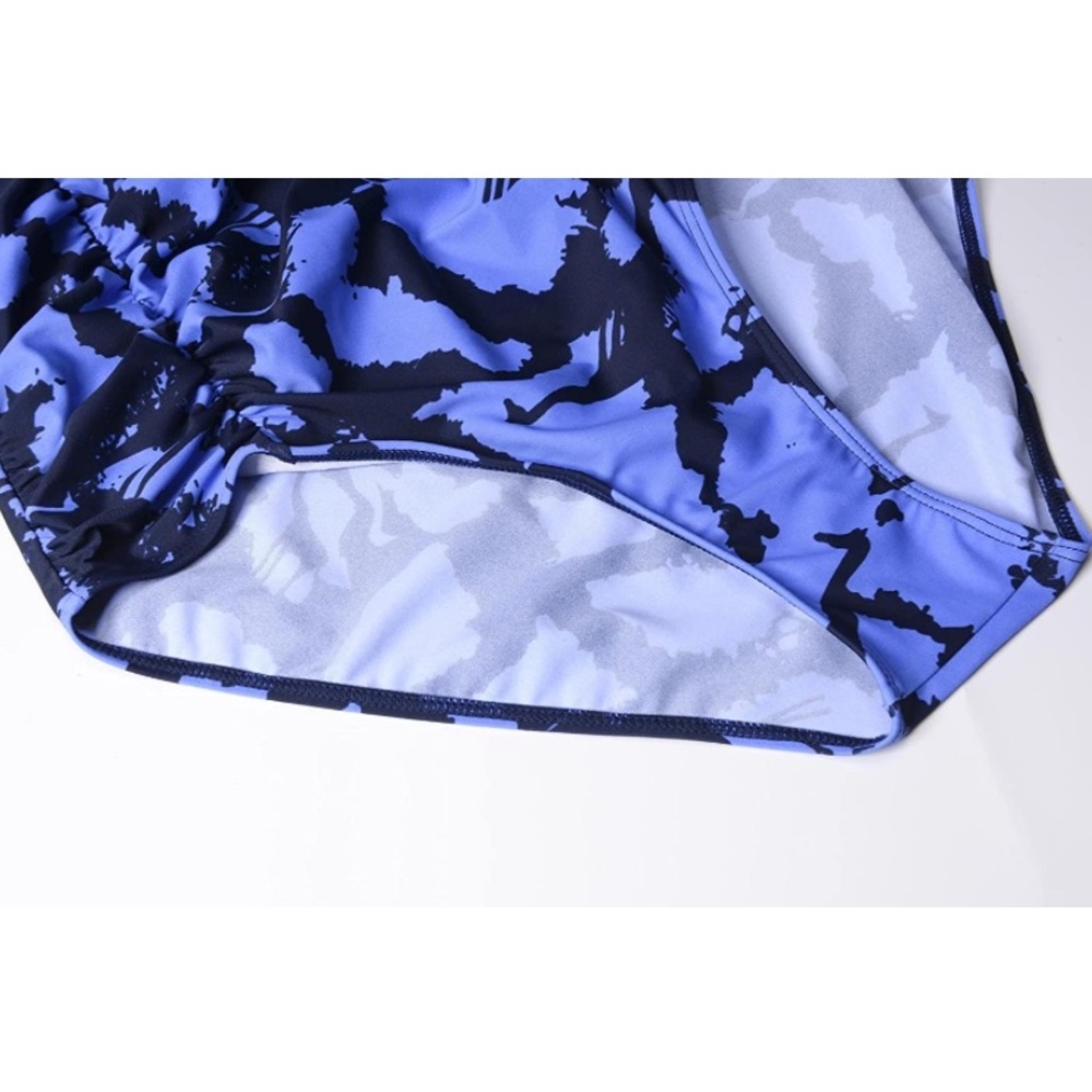 Women's blue One Piece Bathing Suit Tummy Control size Large - Picture 2 of 4